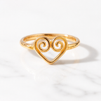 Manawa & Co Aroha Heart Ring