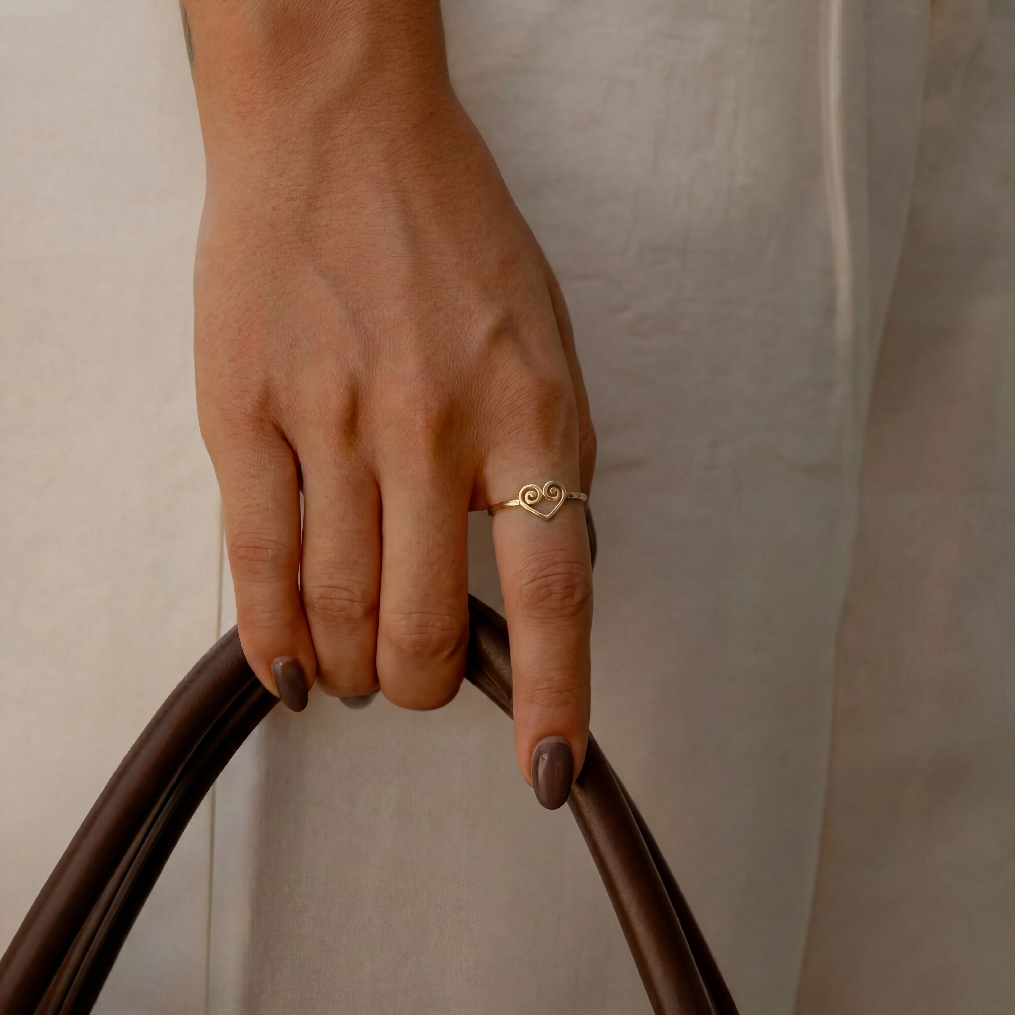 Manawa & Co Aroha Heart Ring