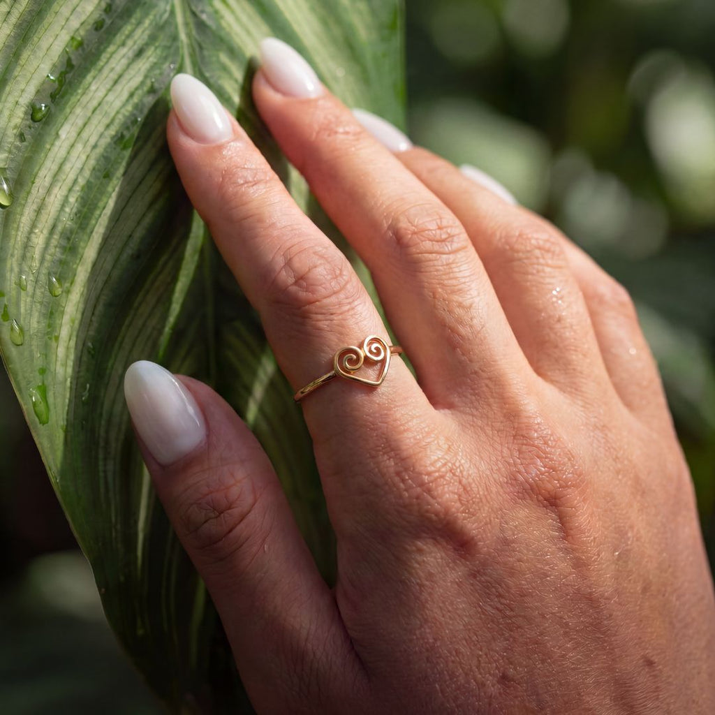 Manawa & Co Aroha Heart Ring